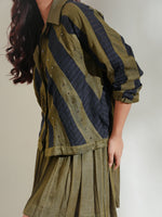 Load image into Gallery viewer, PATCH UP Green shirt and skirt set