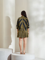 Load image into Gallery viewer, PATCH UP Green shirt and skirt set