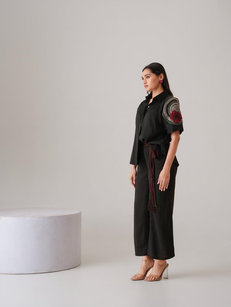 Metal + crystal co-ord set