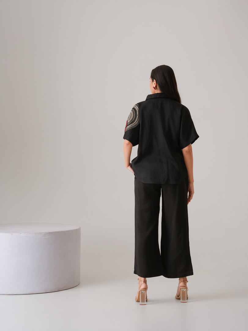 Metal + crystal co-ord set