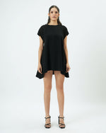 Load image into Gallery viewer, Back to Black – Asymmetrical Hem Dress
