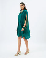 Load image into Gallery viewer, Spectrum – Shirt Dress with Scarf
