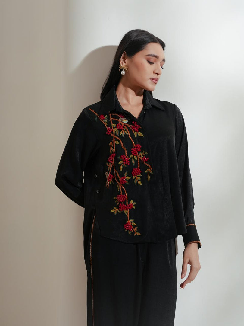 Cherry co-ord set (with pants)